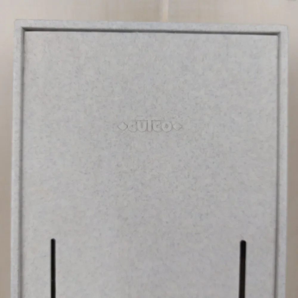 CUTCO Knife Fork Holder 5 Slot #1742 Plastic Tray Drawer Wall Mount Gray